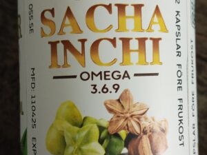 Sacha Inchi Omega 3 60 kapslar info klicka på bilden
